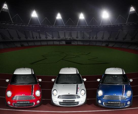 Mini Celebrates London Olympics by Having Long Jumper Leap Over Special Edition Mini Mini Celebrates London Olympics by Having Long Jumper Leap Over Special Edition Mini