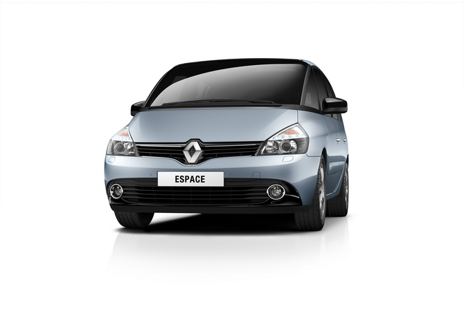 The Renault emblem is larger The Renault emblem is larger