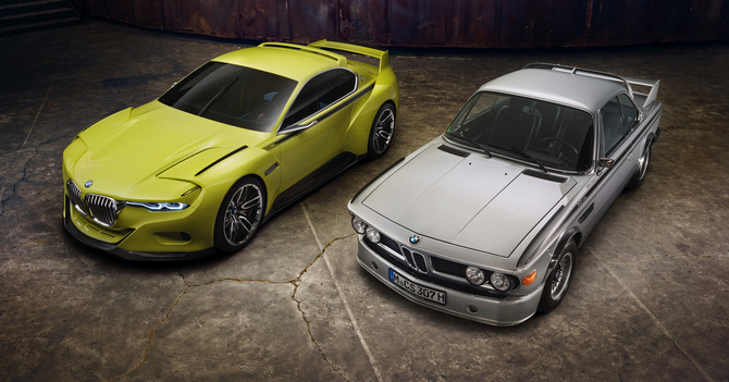 The 3.0 CSL Hommage alongside the iconic 3.0 CSL The 3.0 CSL Hommage alongside the iconic 3.0 CSL