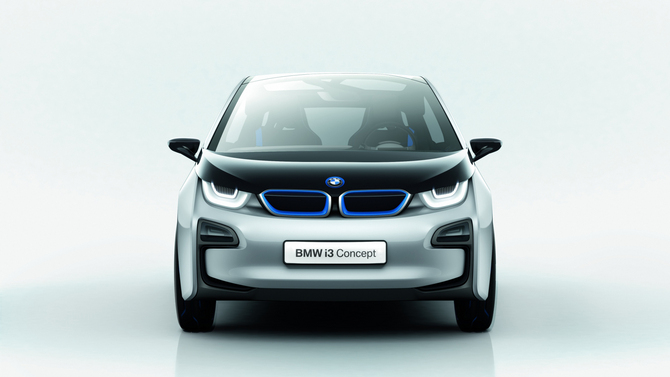 The car is BMW's first mass produced electric car available for public sale The car is BMW's first mass produced electric car available for public sale