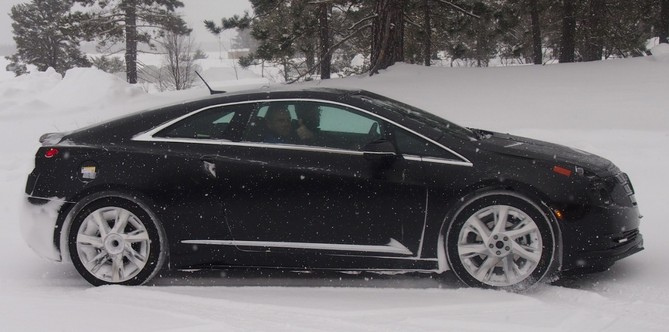 Cadillac was testing the ELR in extreme weather Cadillac was testing the ELR in extreme weather