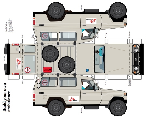 The Land Cruiser papercraft appears pretty easy to make The Land Cruiser papercraft appears pretty easy to make
