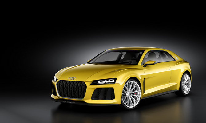 The Audi Sport Quattro Concept may get its own production version as the halo Quattro model The Audi Sport Quattro Concept may get its own production version as the halo Quattro model