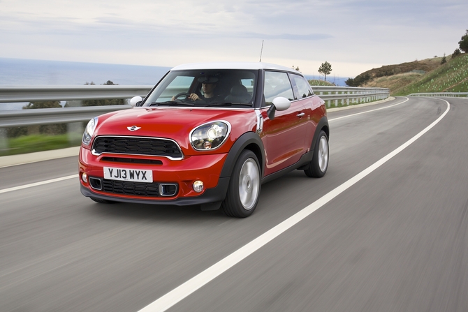 Mini has less to show but has created its own bumper cars for people to drive Mini has less to show but has created its own bumper cars for people to drive