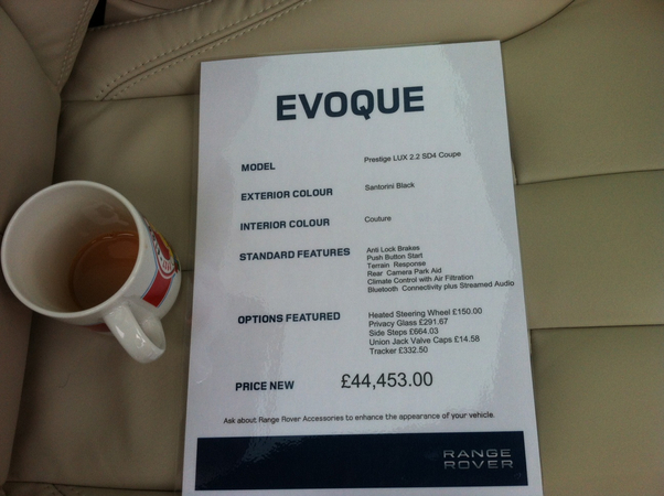 Land Rover Evoque 2.0 Si4 Prestige Automatic Land Rover Evoque 2.0 Si4 Prestige Automatic