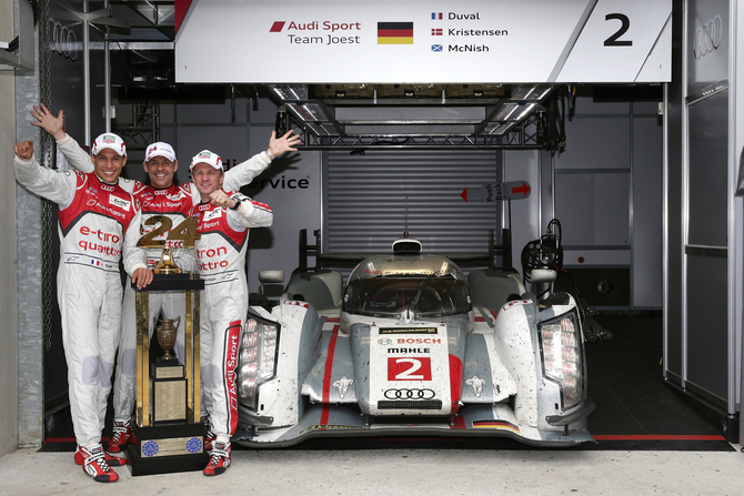 Audi will continue to race with two cars in the WEC for the rest of the season Audi will continue to race with two cars in the WEC for the rest of the season