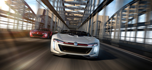 O GTI Roadster Vision Gran Turismo está equipado com um motor 3.0 litros V6 twin-turbo com 503cv e 560Nm de binário concebido virtualmente