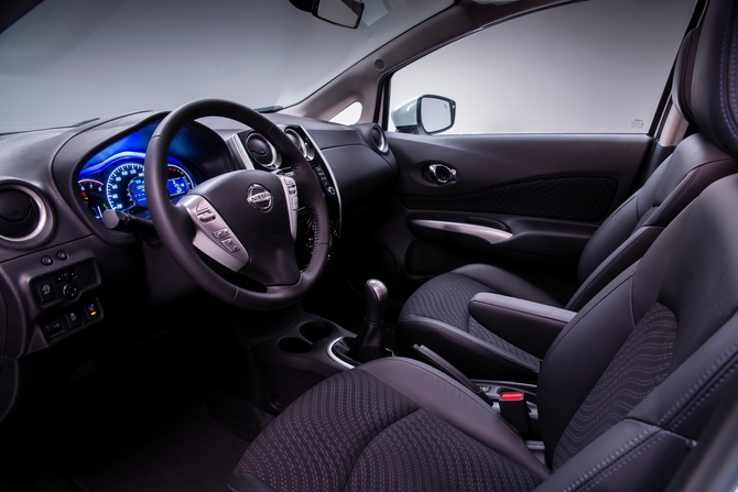 The top models get partial leather seats The top models get partial leather seats