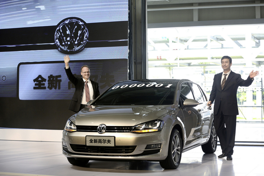 A VW vai lançar o novo Golf na China e nos EUA no próximo ano