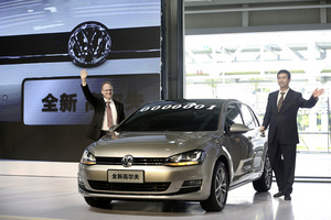A VW vai lançar o novo Golf na China e nos EUA no próximo ano