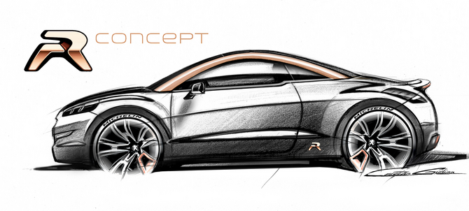 Peugeot RCZ R Concept Peugeot RCZ R Concept