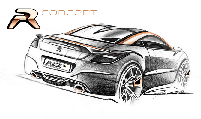 Peugeot RCZ R Concept Peugeot RCZ R Concept