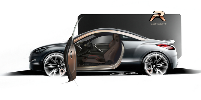 Peugeot RCZ R Concept Peugeot RCZ R Concept
