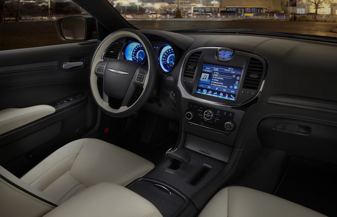 The Ruyi has dark chrome trim around the navigation system, door handles, air vents and instrument rings The Ruyi has dark chrome trim around the navigation system, door handles, air vents and instrument rings