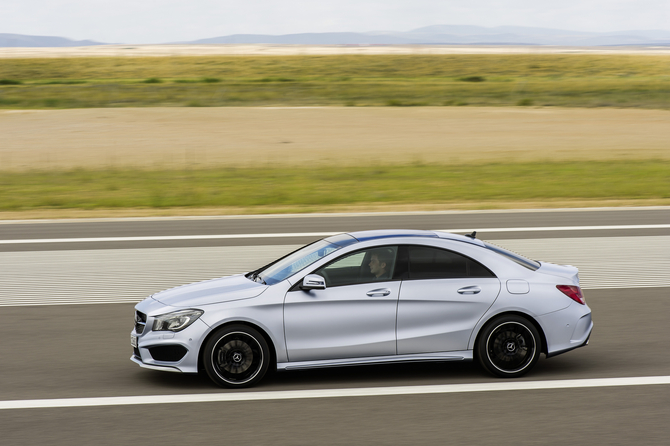The front would be taken from the CLA-Class The front would be taken from the CLA-Class