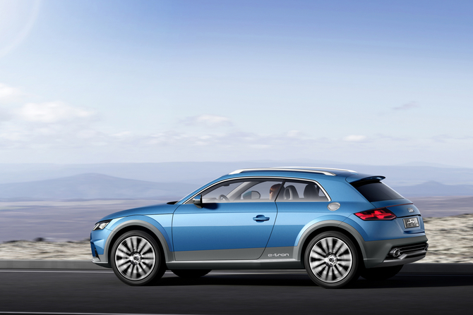 A Audi refere que o veículo pode vir a ter uma versão de produção A Audi refere que o veículo pode vir a ter uma versão de produção