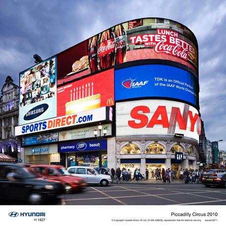 Hyundai Takes Over Piccadilly Circus Hyundai Takes Over Piccadilly Circus