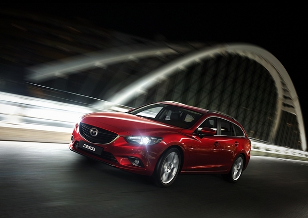 Carrinha Mazda6 e uma versão alongada do sedan apresentado recentemente em Moscovo Carrinha Mazda6 e uma versão alongada do sedan apresentado recentemente em Moscovo