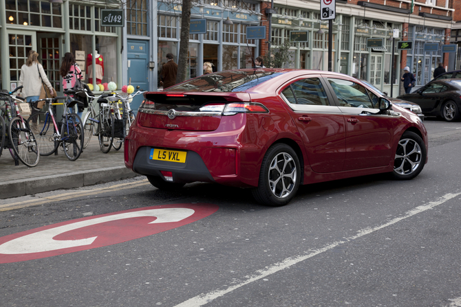 ...as the battery has a range of around 30 miles. ...as the battery has a range of around 30 miles.