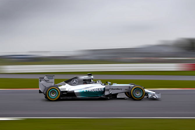 A Mercedes desvendou o W05 em Jerez A Mercedes desvendou o W05 em Jerez