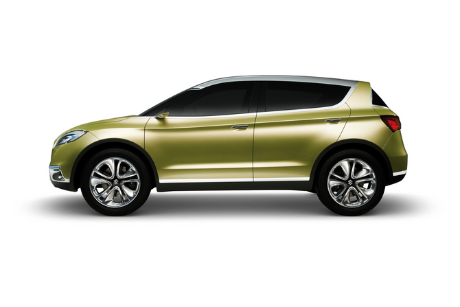 Die PLattform wird auch für den kleineren SX4 verwendet werden Die PLattform wird auch für den kleineren SX4 verwendet werden