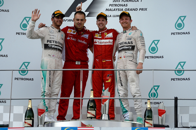 The German beat the two Mercedes in Malaysia The German beat the two Mercedes in Malaysia