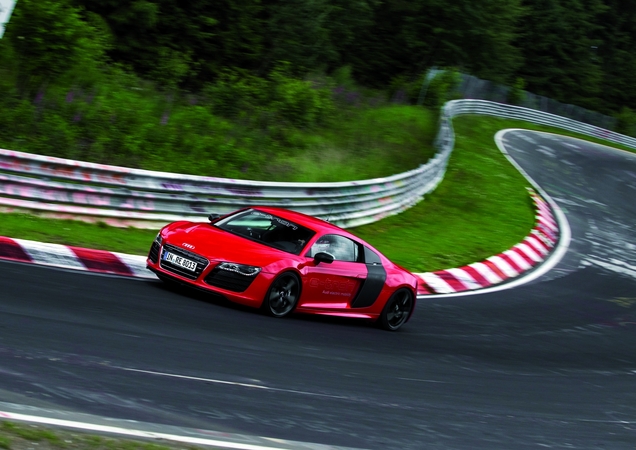 Winkelhock set slower times in a speed limited R8 E-Tron Winkelhock set slower times in a speed limited R8 E-Tron