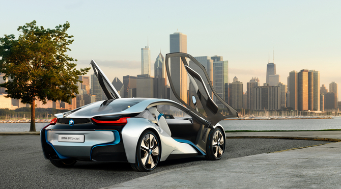 O BMW i8 é um supercarro elétrico O BMW i8 é um supercarro elétrico