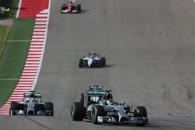 Mercedes got another one-two victory in the US Mercedes got another one-two victory in the US