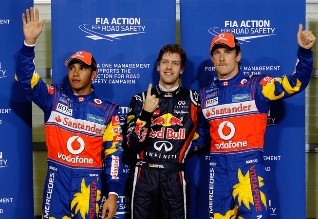 Vettel conquers 14th pole and equals Mansell record Vettel conquers 14th pole and equals Mansell record