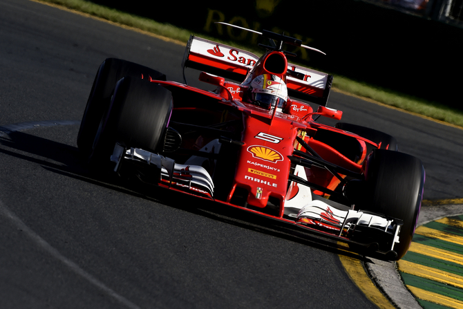 Vettel finished first almost 10 seconds ahead Hamilton Vettel finished first almost 10 seconds ahead Hamilton