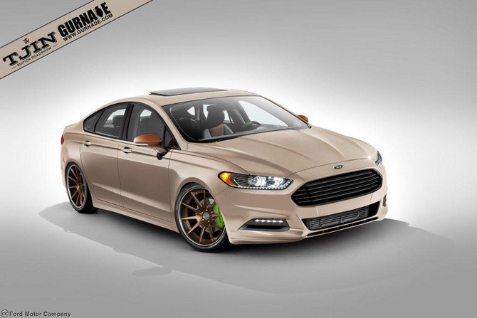 The Tjin Edition Fusion gets a an upscale look thanks to its beige paint, side exhaust and xenon headlights The Tjin Edition Fusion gets a an upscale look thanks to its beige paint, side exhaust and xenon headlights