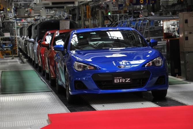 Toyota GT-86/Subaru BRZ Finally Enters Production Toyota GT-86/Subaru BRZ Finally Enters Production
