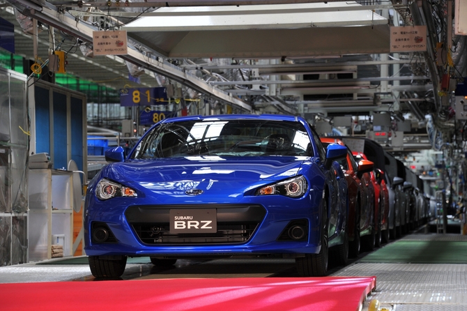 Toyota GT-86/Subaru BRZ Finally Enters Production Toyota GT-86/Subaru BRZ Finally Enters Production