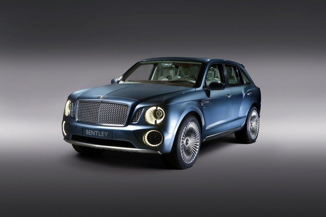 A Bentley ainda não tem um nome de produção para o EXP 9 F A Bentley ainda não tem um nome de produção para o EXP 9 F