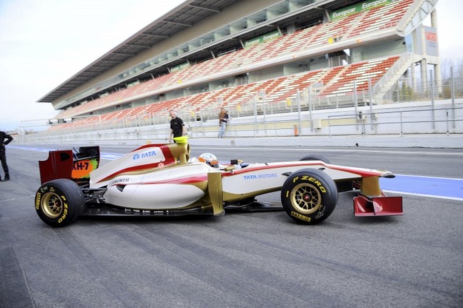 HRT Finally Reveals F112 2012 Formula 1 Car HRT Finally Reveals F112 2012 Formula 1 Car