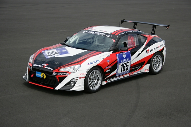 The GRMN GT86 competed in the 24 Hours of the Nurburgring in 2012 The GRMN GT86 competed in the 24 Hours of the Nurburgring in 2012