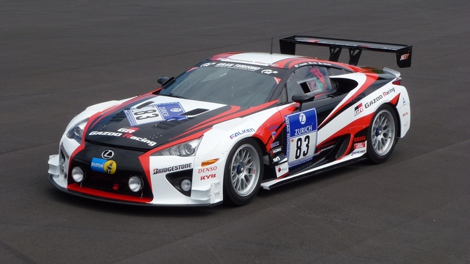 The GRMN LFA also competed in the 24 Hours of the Nurburgring this year The GRMN LFA also competed in the 24 Hours of the Nurburgring this year