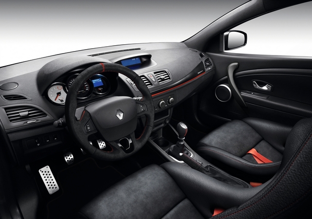 Detail of the interior of the Mégane Renaultsport 275 Trophy-R Detail of the interior of the Mégane Renaultsport 275 Trophy-R