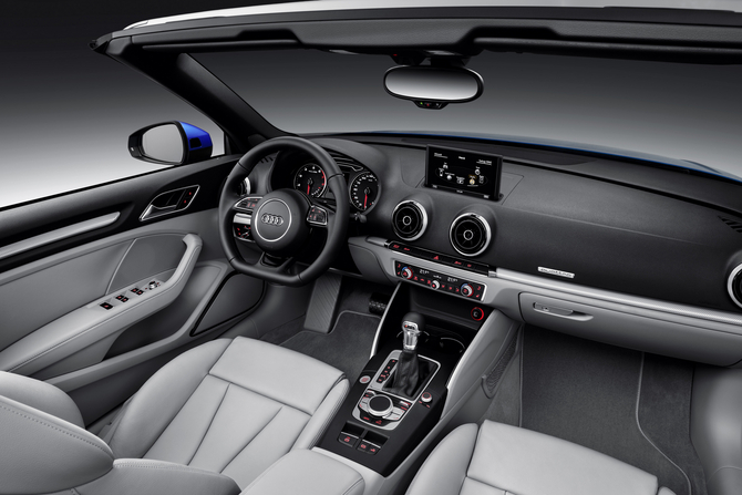 The Ambiente trim adds a wind deflector The Ambiente trim adds a wind deflector