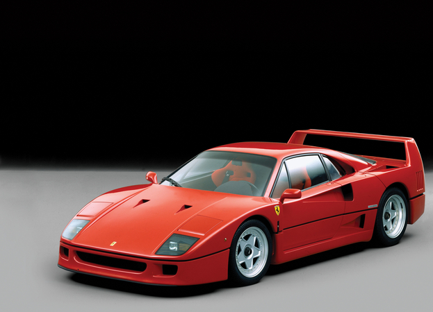 O F40 foi produzido pela Ferrari entre 1987 e 1992 O F40 foi produzido pela Ferrari entre 1987 e 1992