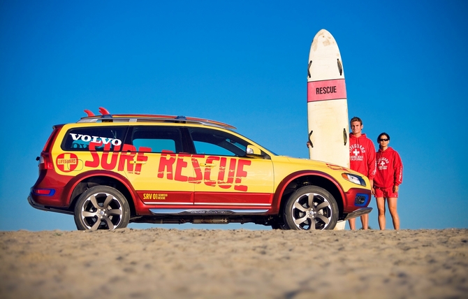 Volvo XC70 Surf Rescue Safety Volvo XC70 Surf Rescue Safety