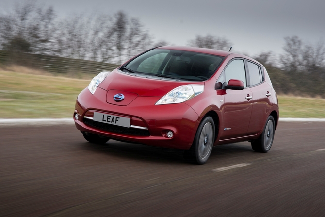 The refreshed Leaf gets a new exterior design The refreshed Leaf gets a new exterior design