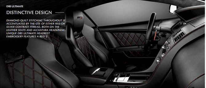 Detalhe do interior do DBS Ultimate Detalhe do interior do DBS Ultimate