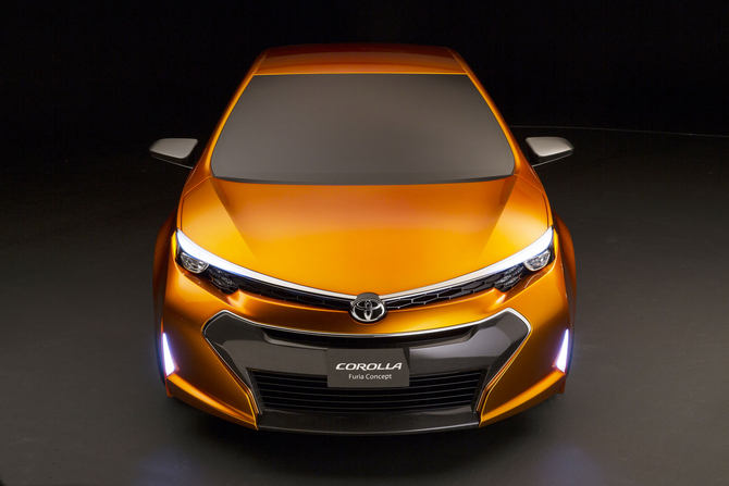 Es zeigt das zukünftige Design des erfolgreichen Corolla-Modells Es zeigt das zukünftige Design des erfolgreichen Corolla-Modells