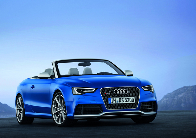 O RS5 Cabriolet pega na versão stantard do RS5 e retira-lhe o tejadilho O RS5 Cabriolet pega na versão stantard do RS5 e retira-lhe o tejadilho