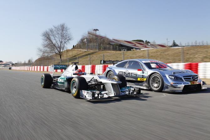 Schumacher will do demonstration laps in last year's Mercedes F1 car Schumacher will do demonstration laps in last year's Mercedes F1 car