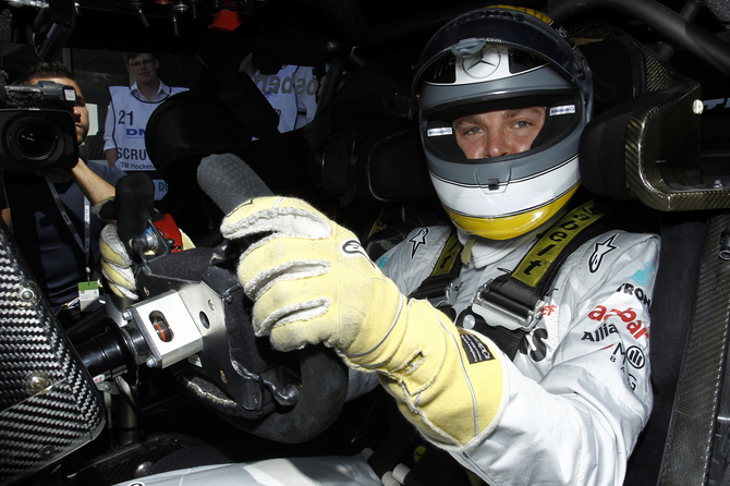 Rosberg fitting into the DTM Rosberg fitting into the DTM