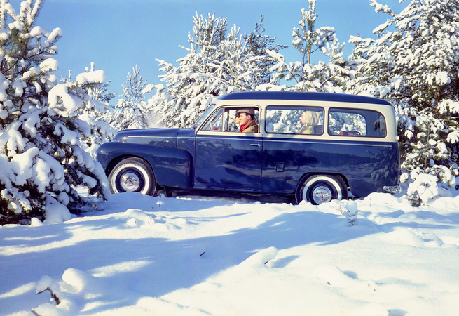 Der Volvo PV445 Duett gilt als Wegbereiter aller variablen Kombis mit Pkw-Eigenschaften Der Volvo PV445 Duett gilt als Wegbereiter aller variablen Kombis mit Pkw-Eigenschaften