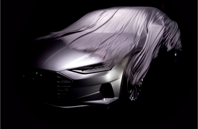 It's still impossible to understand much about the design of the new Audi concept It's still impossible to understand much about the design of the new Audi concept